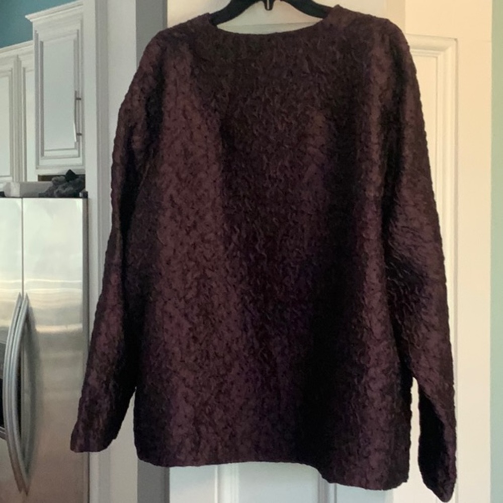 Textured Purple Jacket - Picture 2 of 3